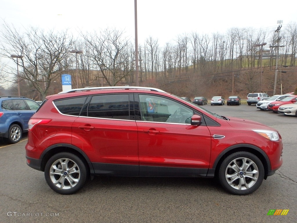 2016 Escape Titanium 4WD - Ruby Red Metallic / Medium Light Stone photo #6