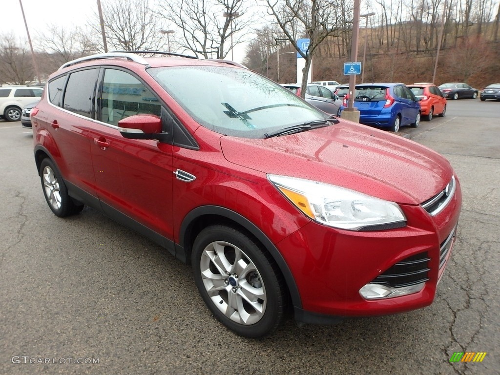 2016 Escape Titanium 4WD - Ruby Red Metallic / Medium Light Stone photo #7
