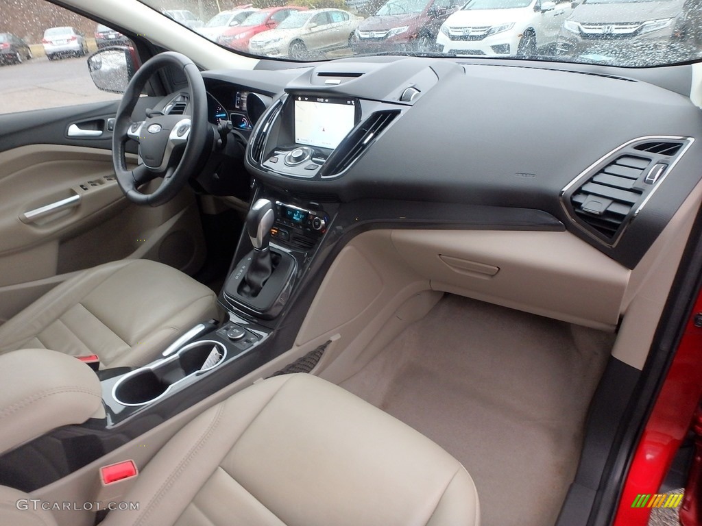 2016 Escape Titanium 4WD - Ruby Red Metallic / Medium Light Stone photo #11