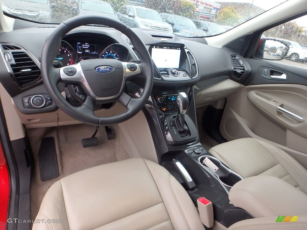 2016 Escape Titanium 4WD - Ruby Red Metallic / Medium Light Stone photo #17