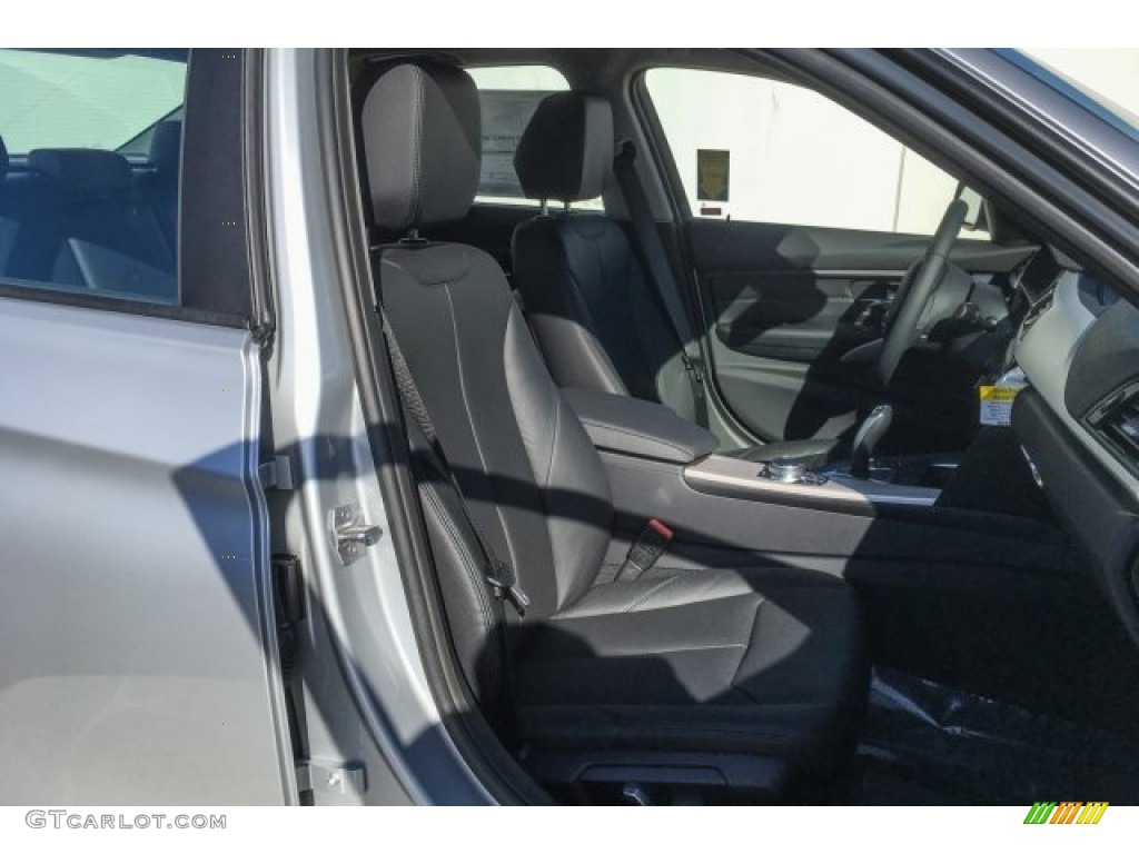 2018 3 Series 320i Sedan - Glacier Silver Metallic / Black photo #2