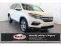 2018 White Diamond Pearl Honda Pilot Elite AWD  photo #1