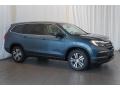 2018 Steel Sapphire Metallic Honda Pilot EX  photo #5