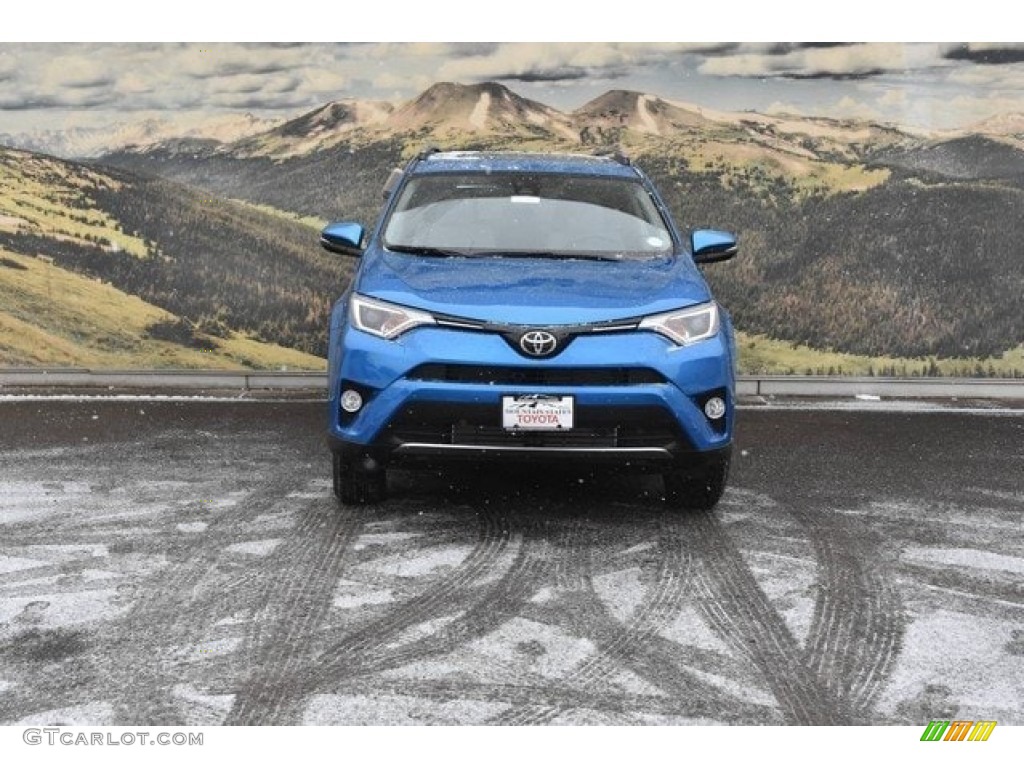 2018 RAV4 XLE - Electric Storm Blue / Ash photo #2