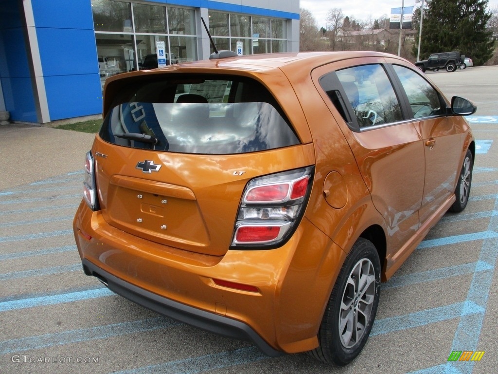 2018 Sonic LT Hatchback - Orange Burst Metallic / Jet Black photo #3