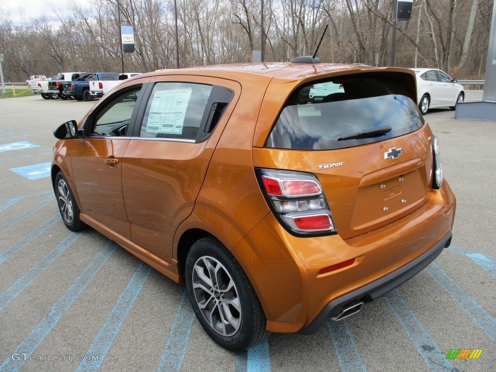 2018 Sonic LT Hatchback - Orange Burst Metallic / Jet Black photo #5