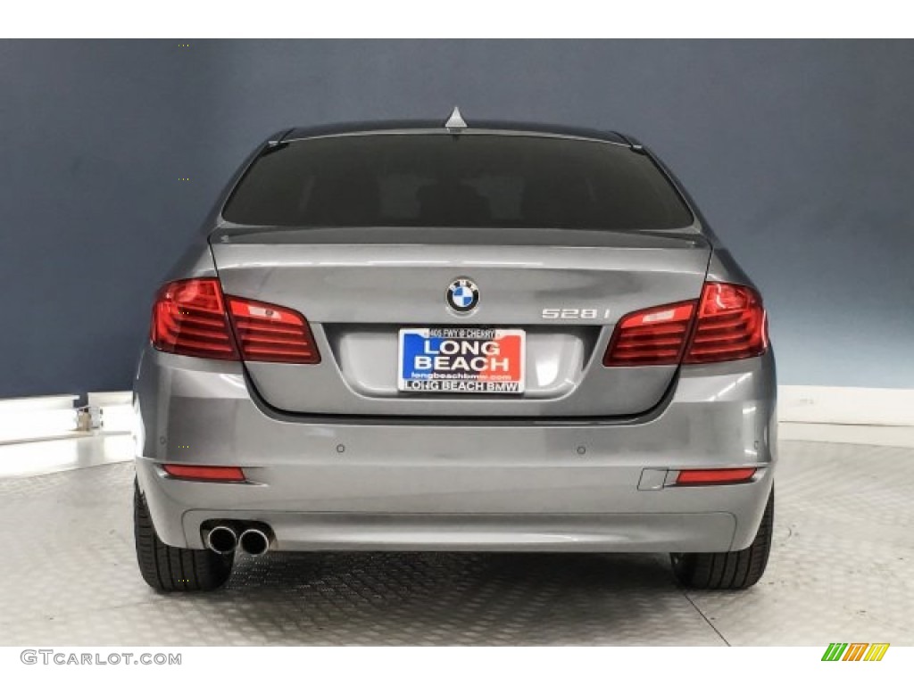 2015 5 Series 528i Sedan - Space Gray Metallic / Black photo #3
