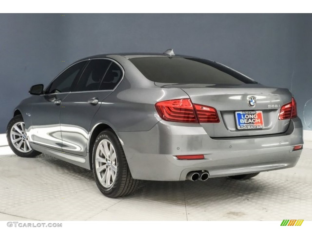 2015 5 Series 528i Sedan - Space Gray Metallic / Black photo #10