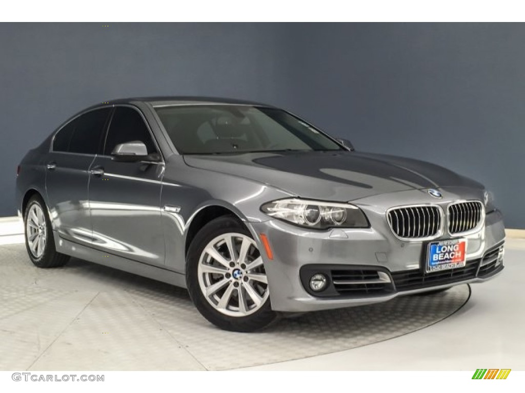 2015 5 Series 528i Sedan - Space Gray Metallic / Black photo #12