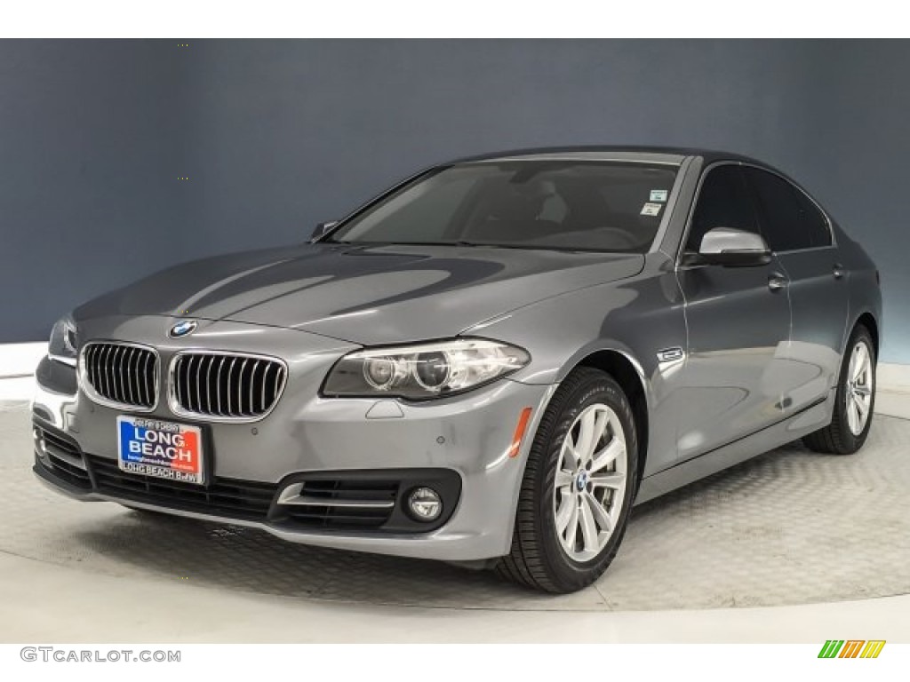 2015 5 Series 528i Sedan - Space Gray Metallic / Black photo #13