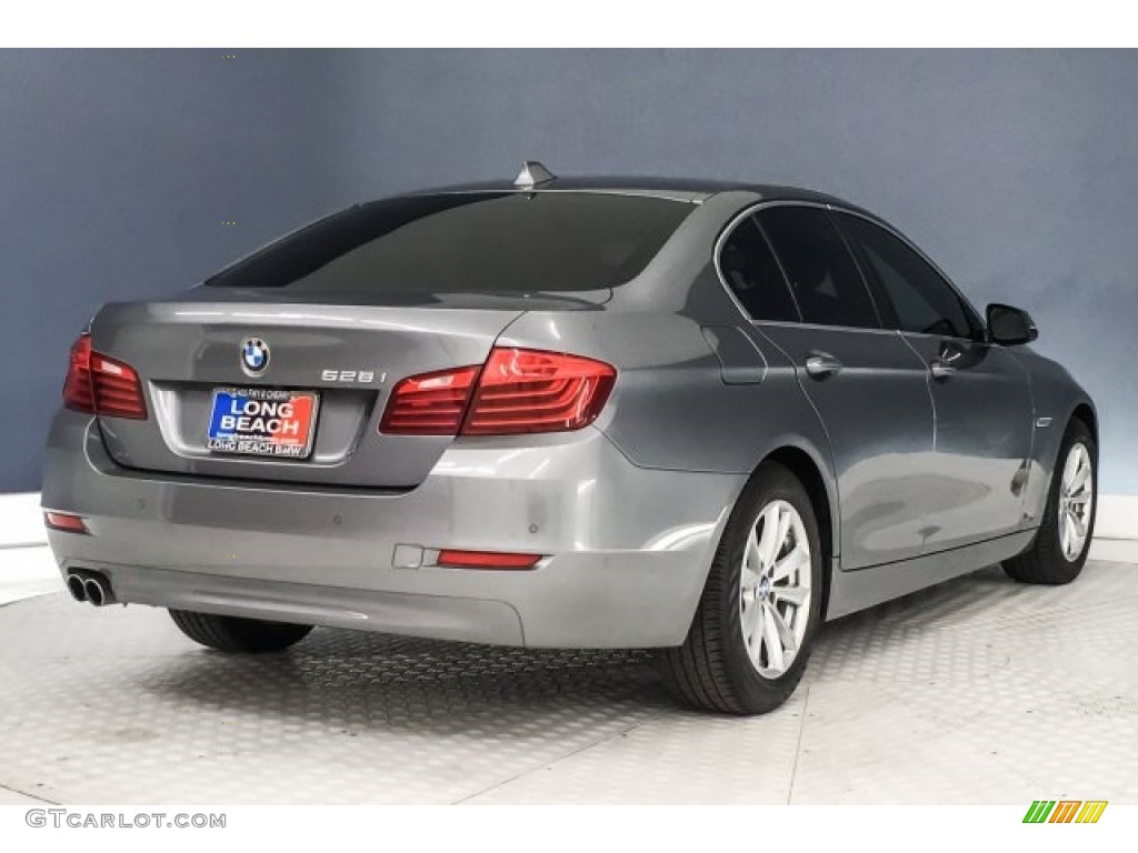 2015 5 Series 528i Sedan - Space Gray Metallic / Black photo #16