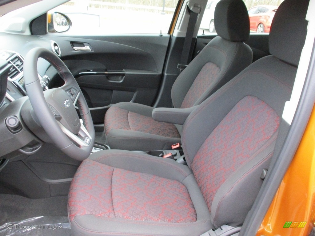 2018 Sonic LT Hatchback - Orange Burst Metallic / Jet Black photo #16