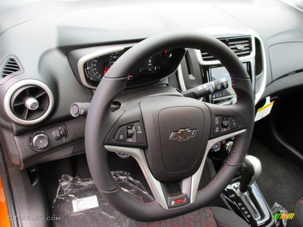 2018 Sonic LT Hatchback - Orange Burst Metallic / Jet Black photo #18