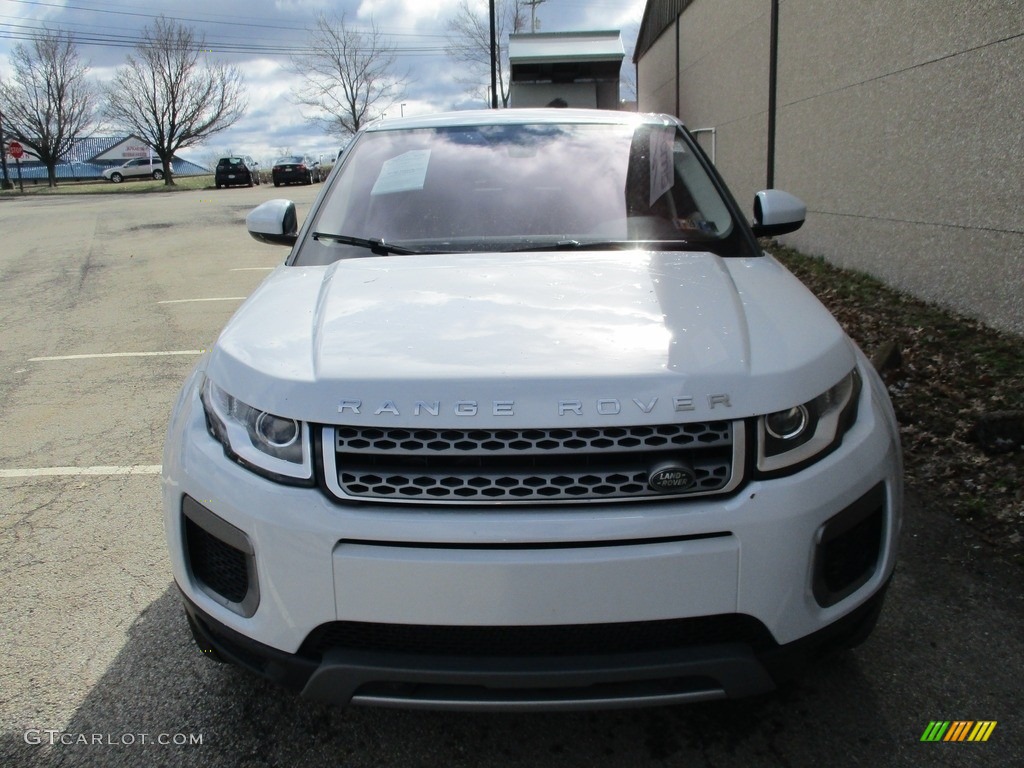 2017 Range Rover Evoque SE - Yulong White Metallic / Espresso/Almond photo #8