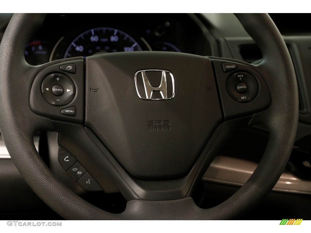 2015 CR-V LX AWD - Urban Titanium Metallic / Black photo #6