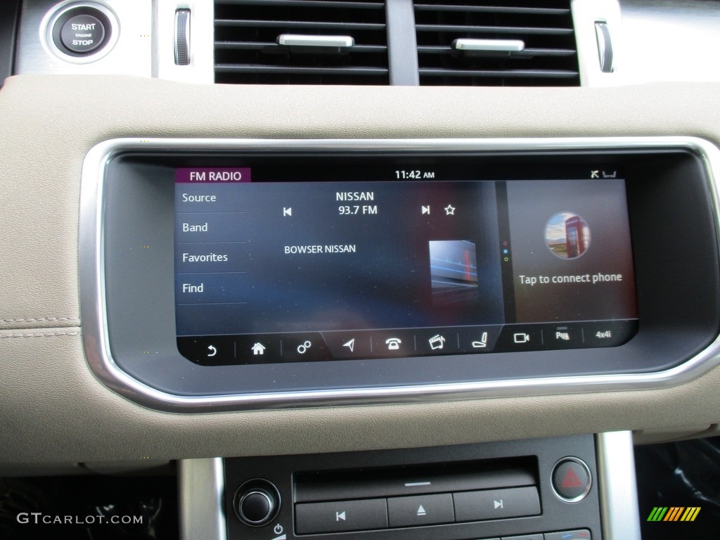 2017 Range Rover Evoque SE - Yulong White Metallic / Espresso/Almond photo #17