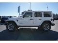 2018 Bright White Jeep Wrangler Unlimited Sahara 4x4  photo #4