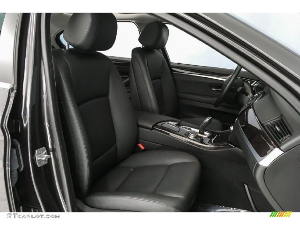 2015 5 Series 528i Sedan - Dark Graphite Metallic / Black photo #6