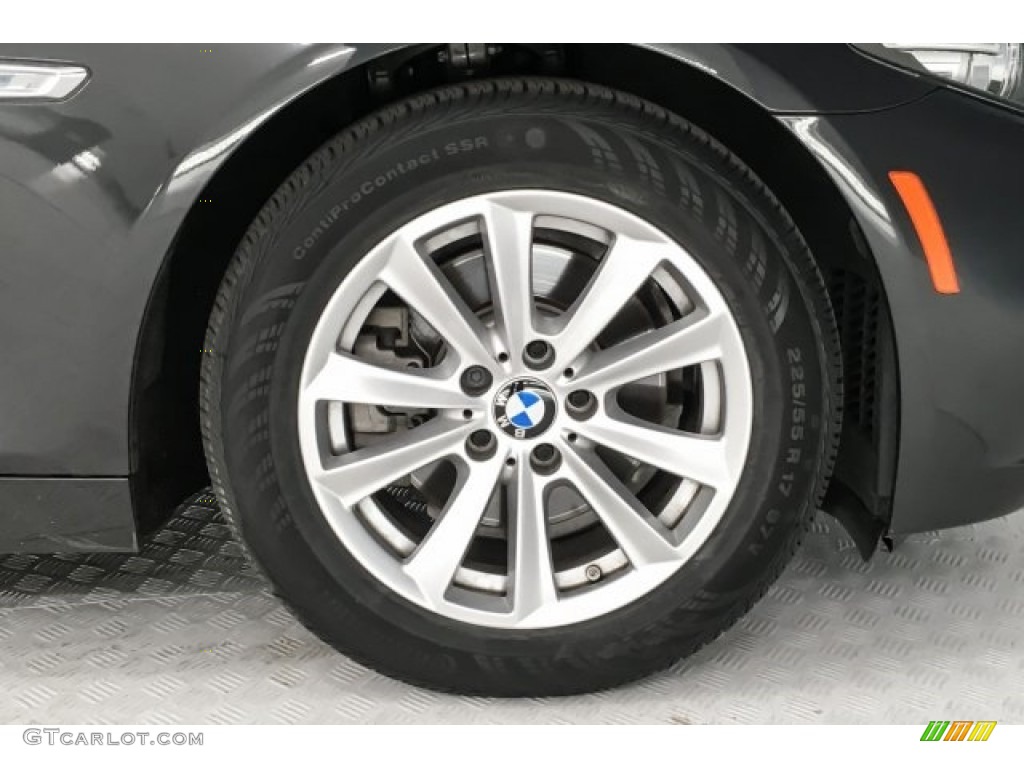 2015 5 Series 528i Sedan - Dark Graphite Metallic / Black photo #8