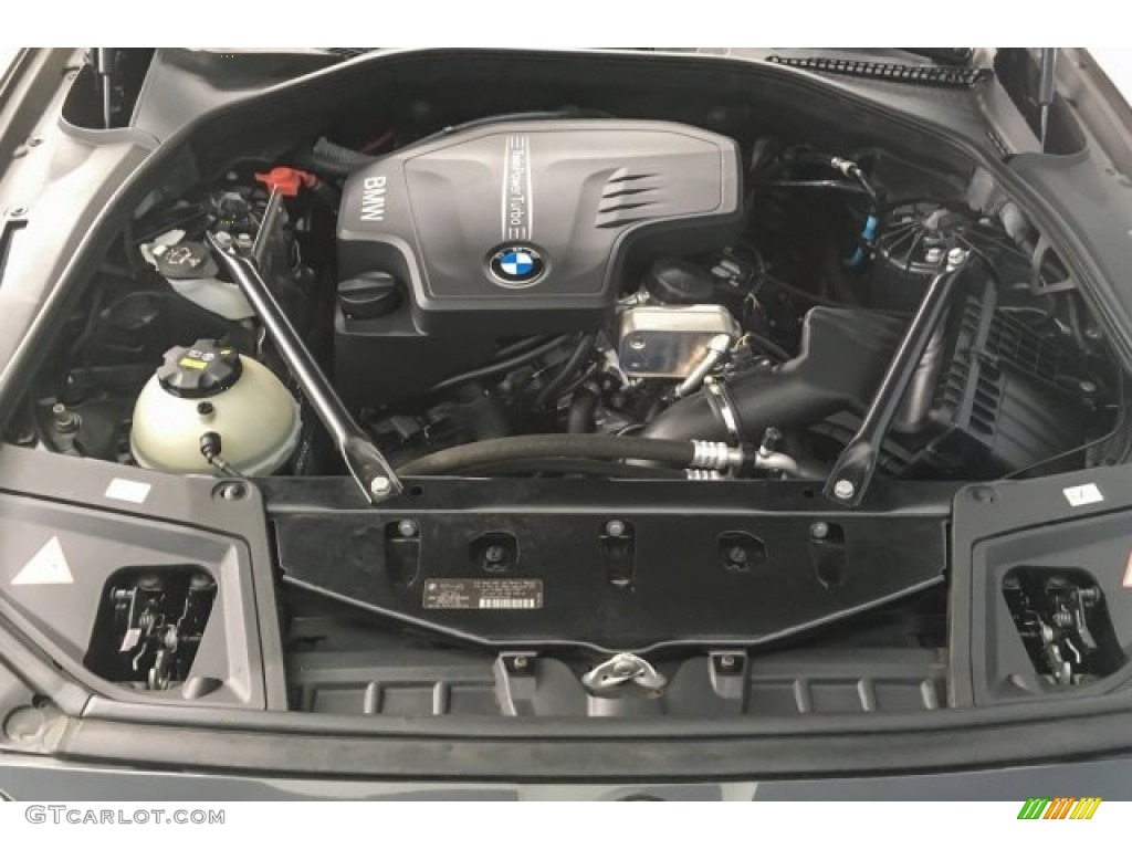 2015 5 Series 528i Sedan - Dark Graphite Metallic / Black photo #9