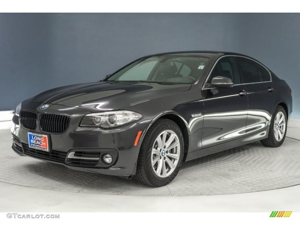 2015 5 Series 528i Sedan - Dark Graphite Metallic / Black photo #13