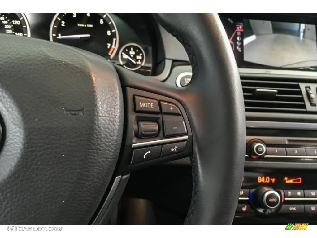 2015 5 Series 528i Sedan - Dark Graphite Metallic / Black photo #16