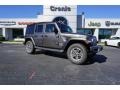 2018 Granite Crystal Metallic Jeep Wrangler Unlimited Sahara 4x4  photo #1