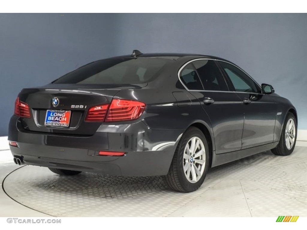 2015 5 Series 528i Sedan - Dark Graphite Metallic / Black photo #34