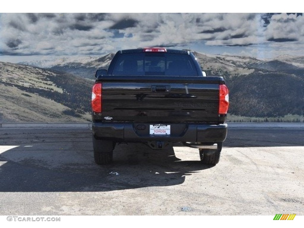 2018 Tundra Limited Double Cab 4x4 - Midnight Black Metallic / Black photo #4