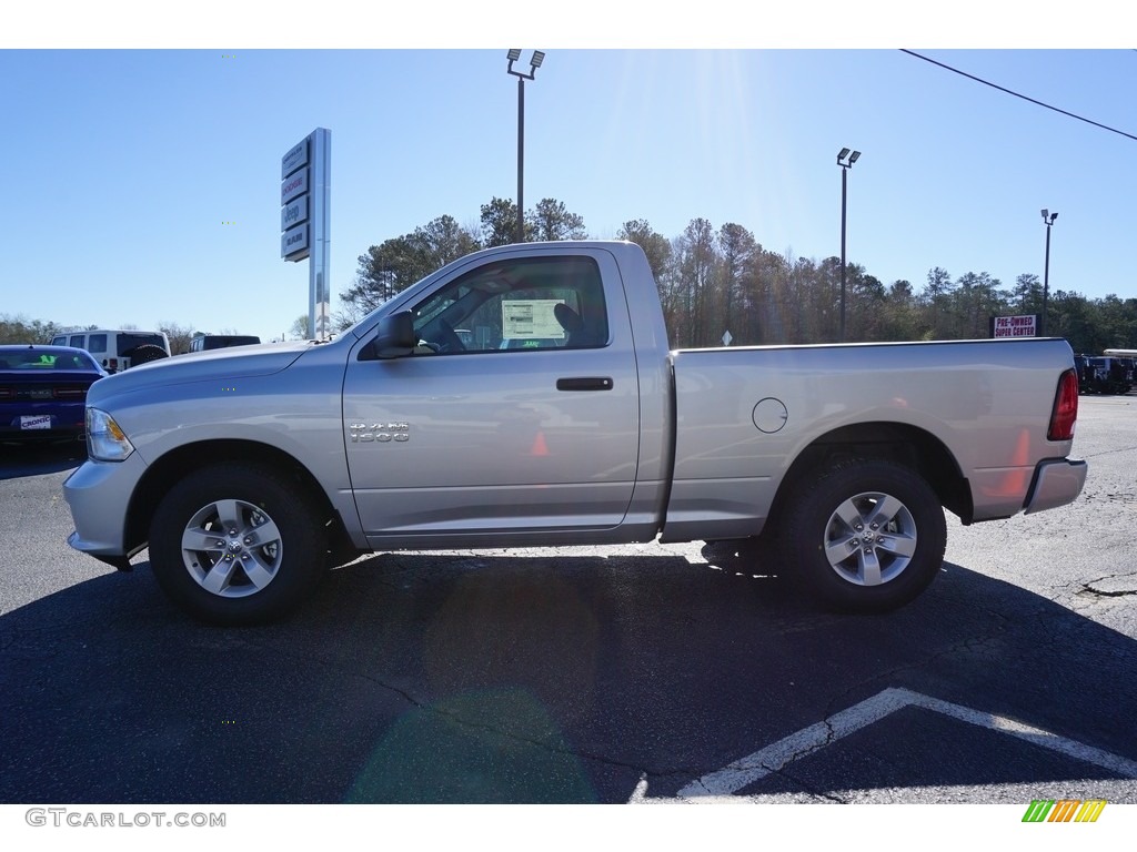 2018 1500 Express Regular Cab - Bright Silver Metallic / Black/Diesel Gray photo #4