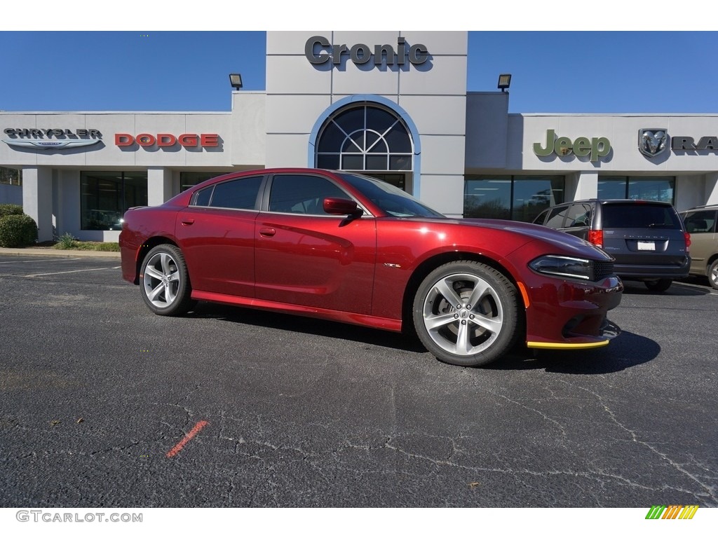 2018 Charger R/T - Octane Red Pearl / Black photo #1