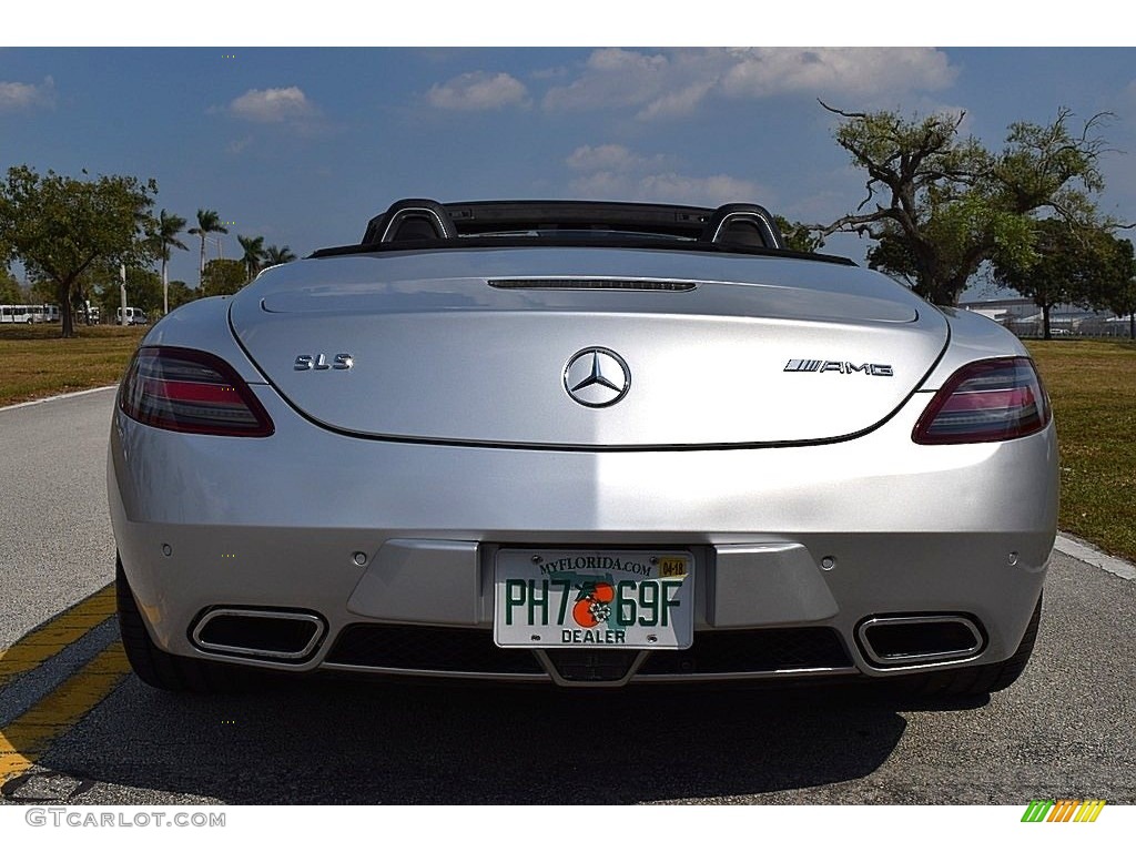 2012 SLS AMG Roadster - Iridium Silver Metallic / designo Light Brown Natural Woven photo #20