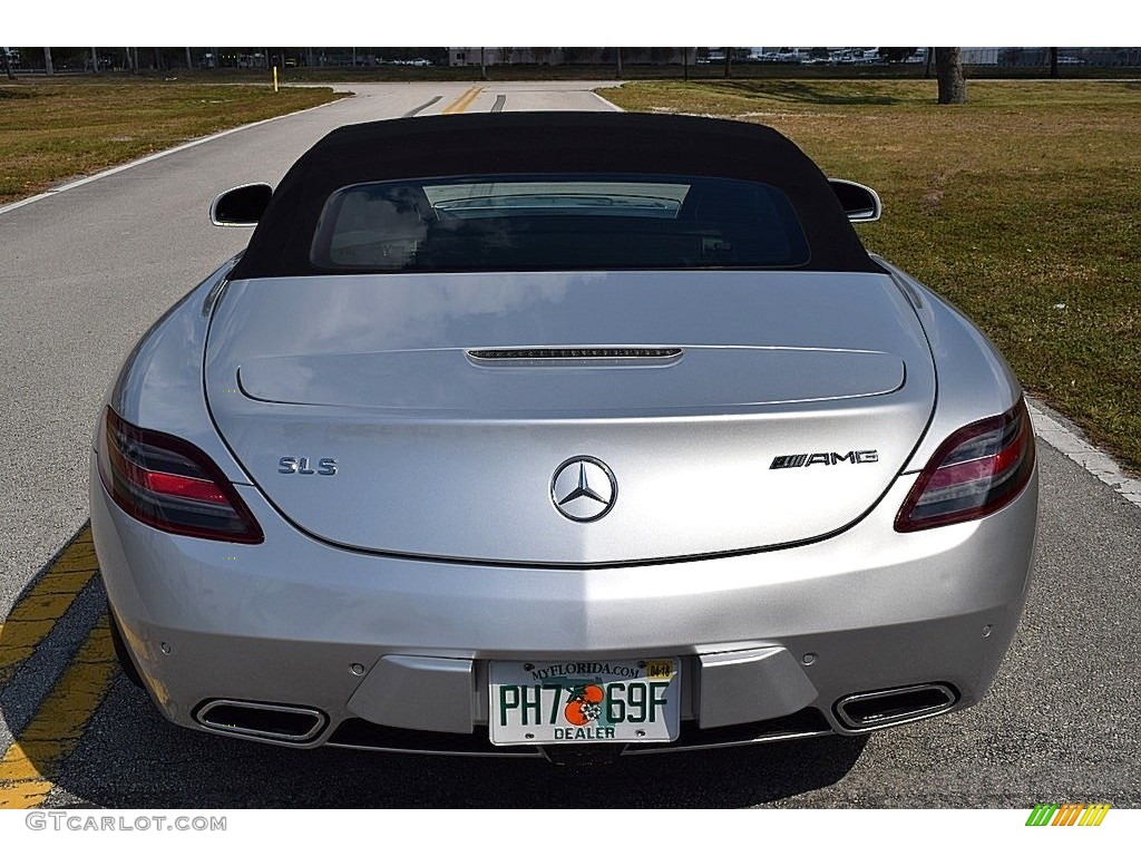 2012 SLS AMG Roadster - Iridium Silver Metallic / designo Light Brown Natural Woven photo #34