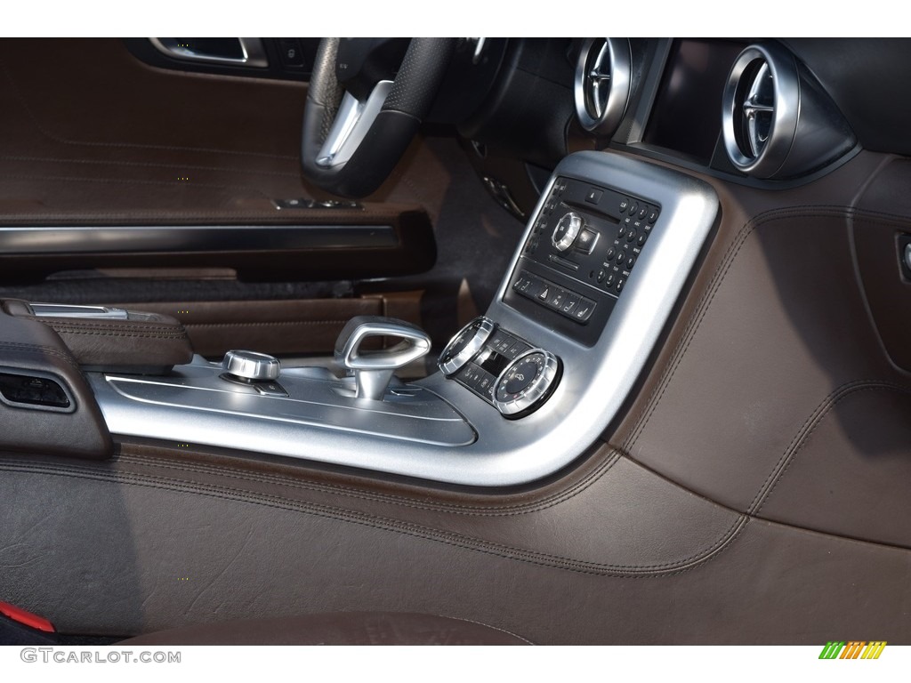 2012 SLS AMG Roadster - Iridium Silver Metallic / designo Light Brown Natural Woven photo #49