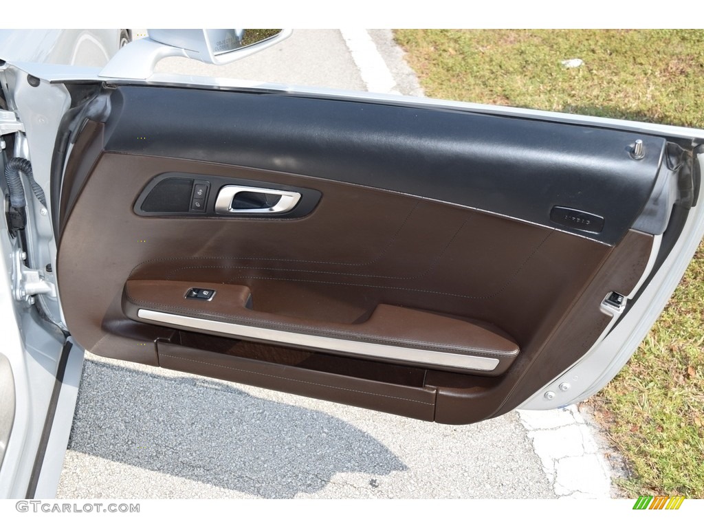 2012 SLS AMG Roadster - Iridium Silver Metallic / designo Light Brown Natural Woven photo #52