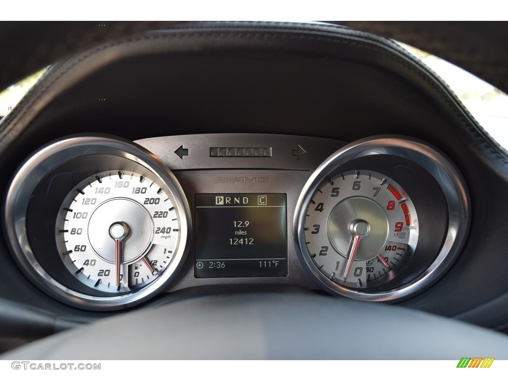 2012 SLS AMG Roadster - Iridium Silver Metallic / designo Light Brown Natural Woven photo #67
