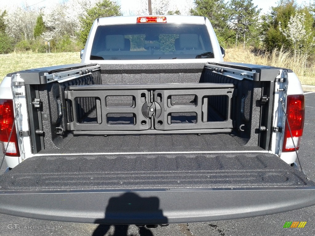 2018 1500 Tradesman Quad Cab 4x4 - Bright Silver Metallic / Black/Diesel Gray photo #13