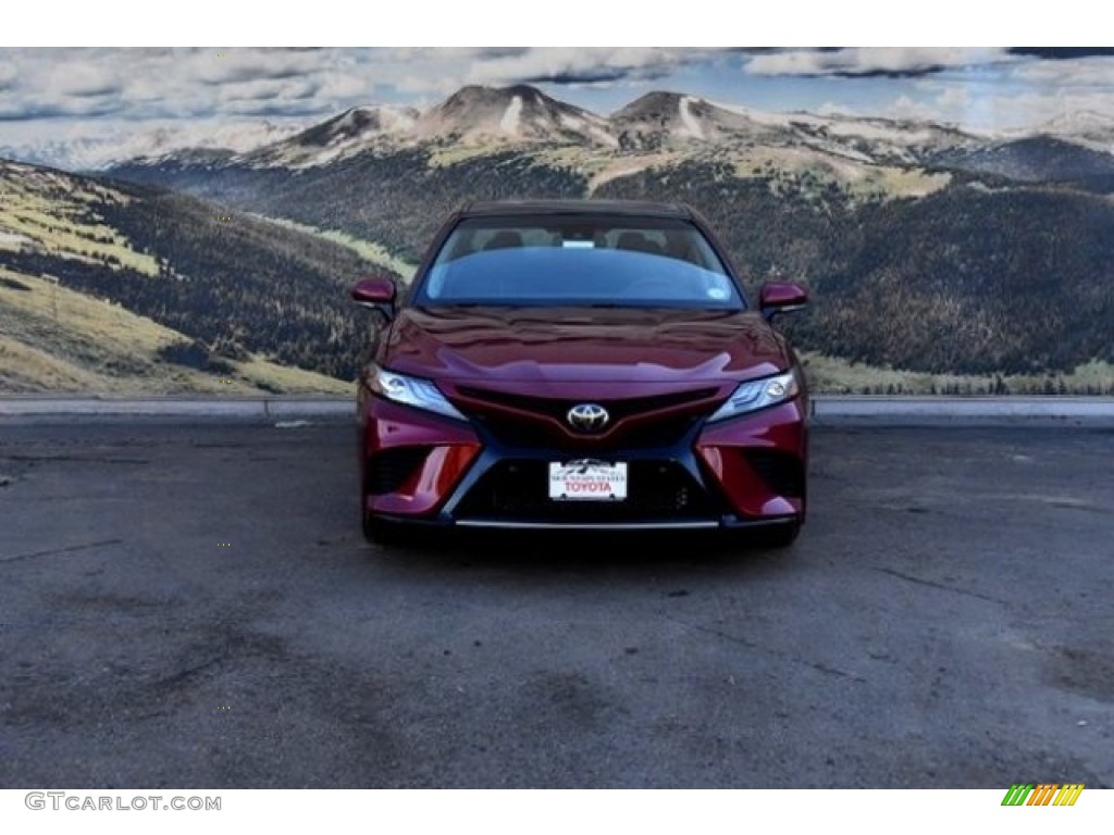 2018 Camry XSE V6 - Ruby Flare Pearl / Black photo #2