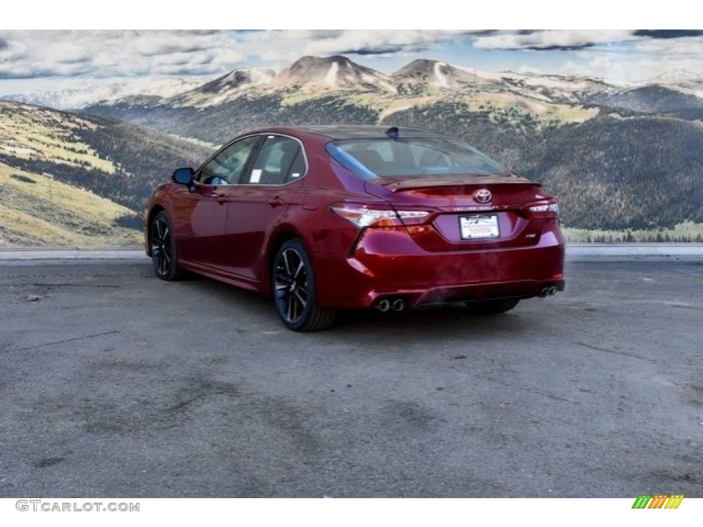 2018 Camry XSE V6 - Ruby Flare Pearl / Black photo #3
