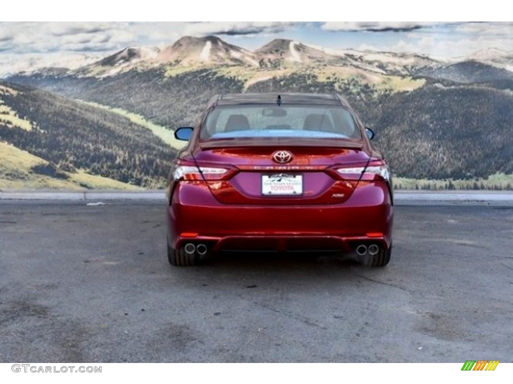 2018 Camry XSE V6 - Ruby Flare Pearl / Black photo #4
