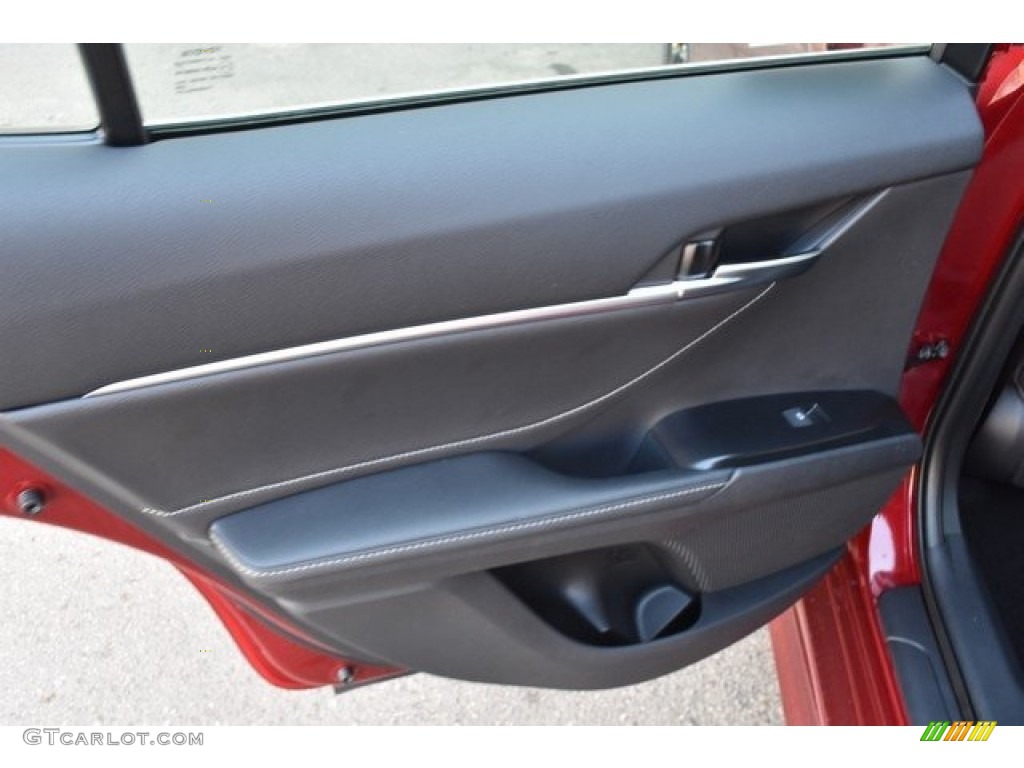 2018 Camry XSE V6 - Ruby Flare Pearl / Black photo #21