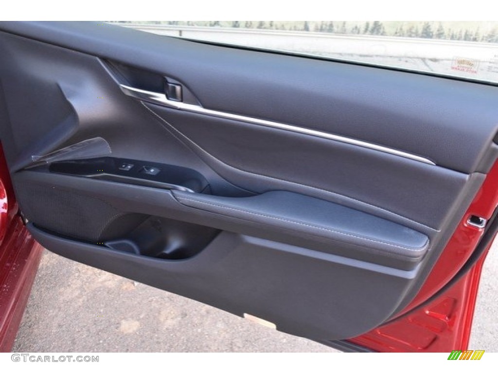 2018 Camry XSE V6 - Ruby Flare Pearl / Black photo #22