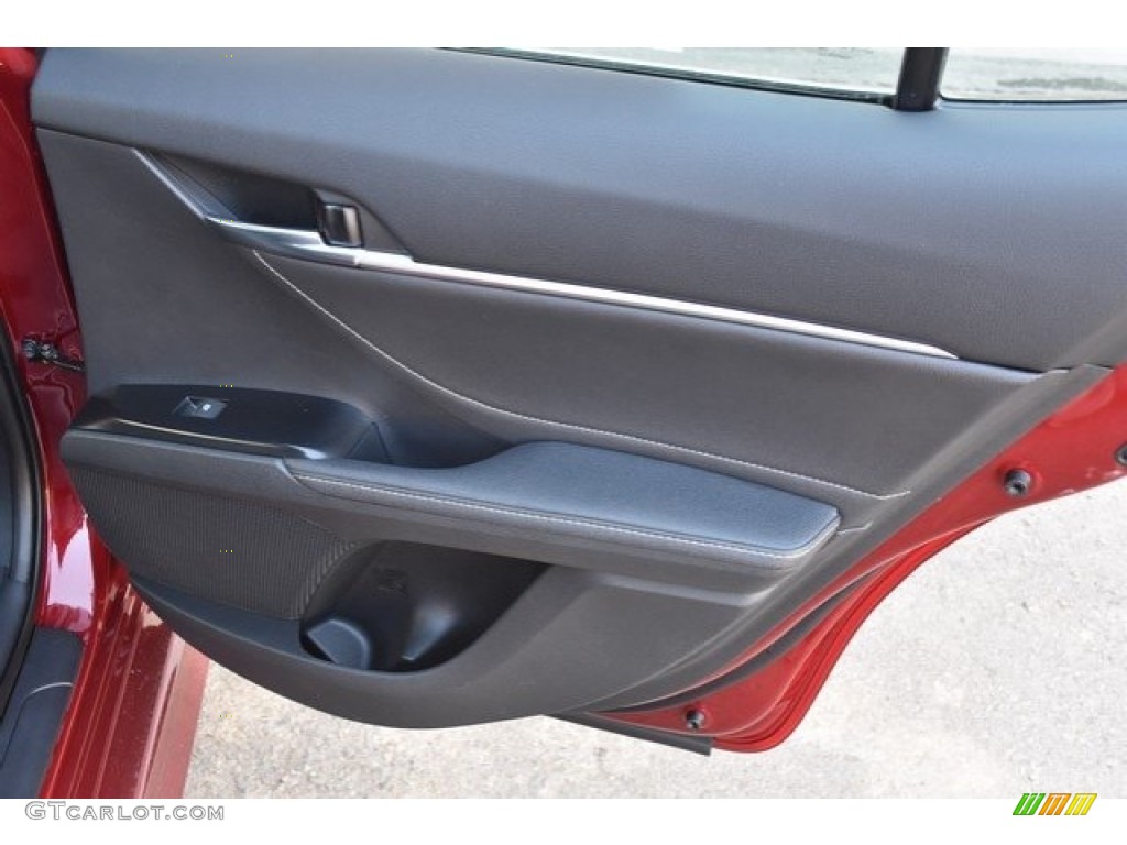 2018 Camry XSE V6 - Ruby Flare Pearl / Black photo #23