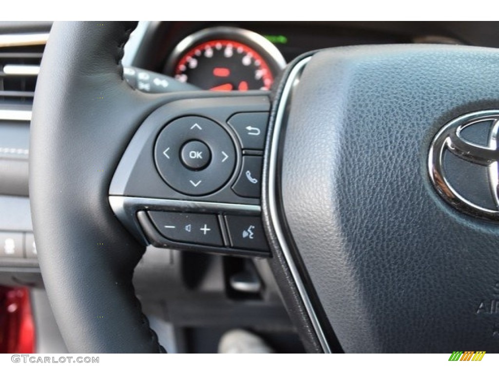 2018 Camry XSE V6 - Ruby Flare Pearl / Black photo #26