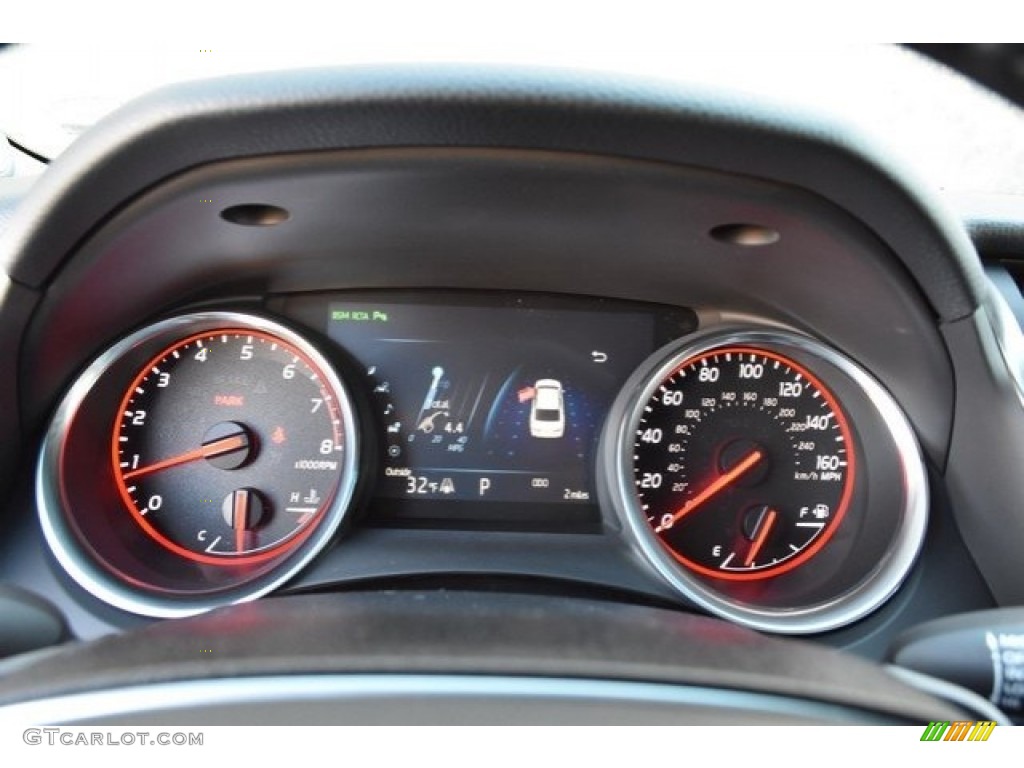 2018 Camry XSE V6 - Ruby Flare Pearl / Black photo #28