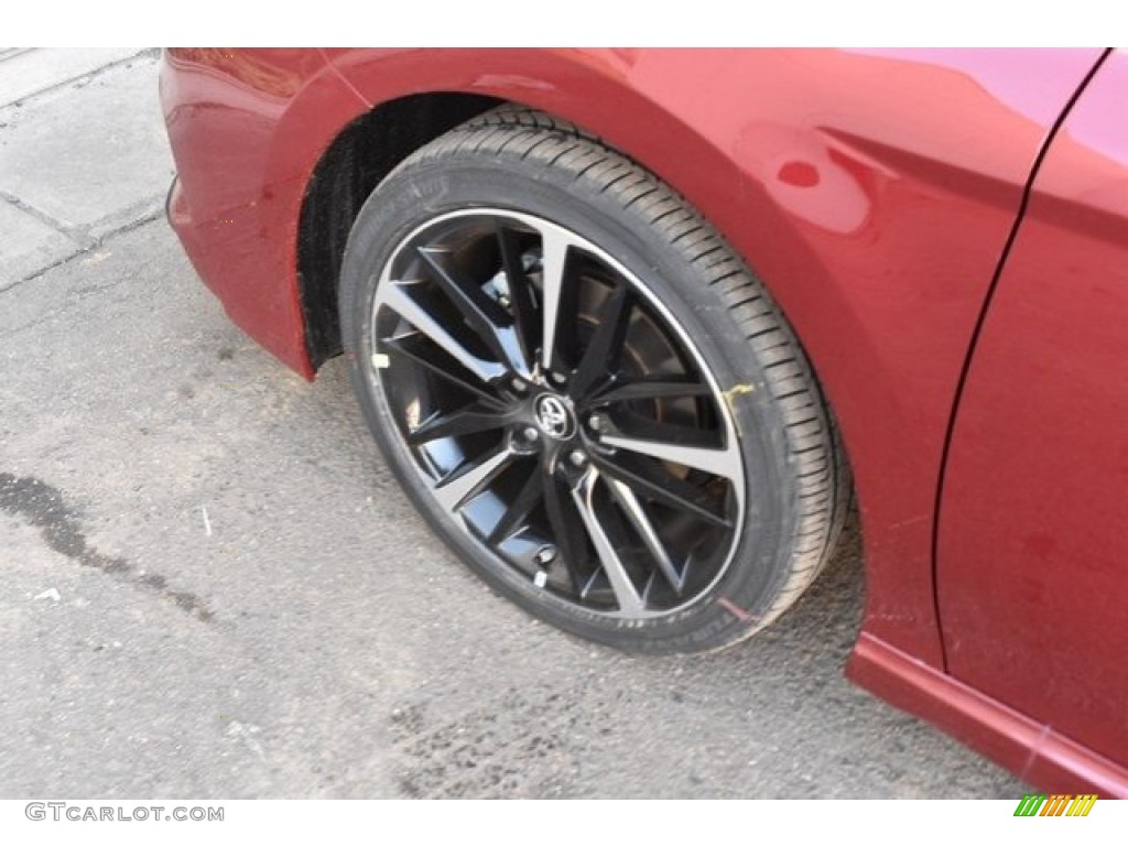 2018 Camry XSE V6 - Ruby Flare Pearl / Black photo #33
