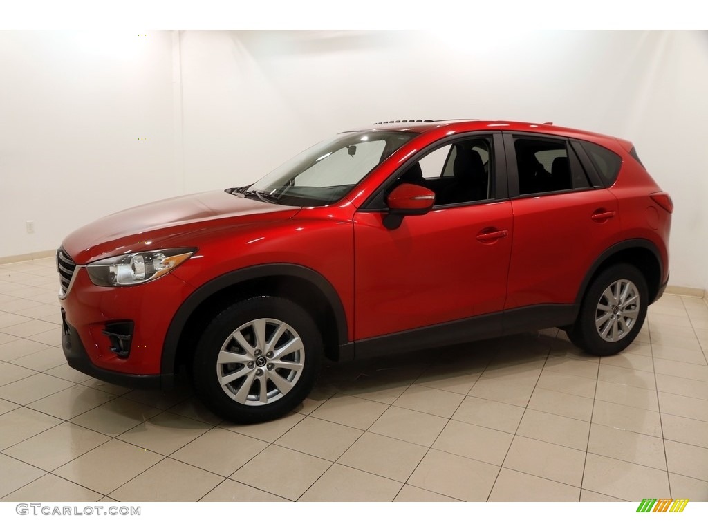 2016 CX-5 Touring AWD - Soul Red Metallic / Black photo #3