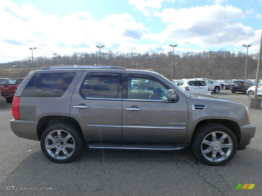 2011 Escalade Luxury AWD - Mocha Steel Metallic / Ebony/Ebony photo #5