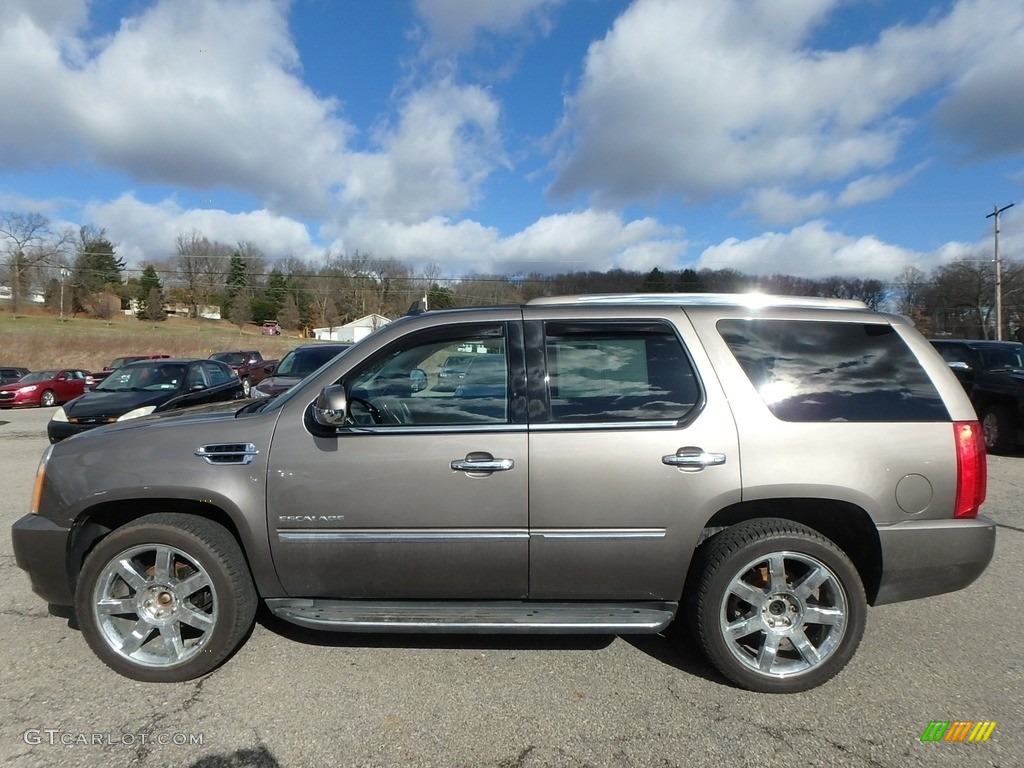 2011 Escalade Luxury AWD - Mocha Steel Metallic / Ebony/Ebony photo #13