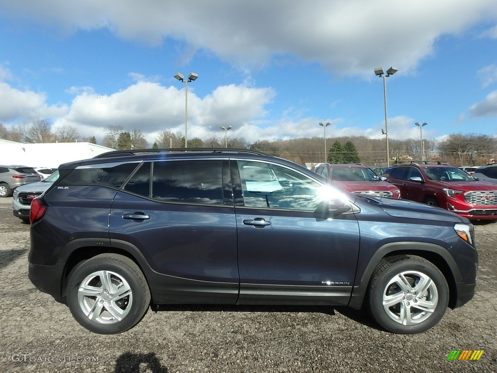 2018 Terrain SLE AWD - Blue Steel Metallic / ­Jet Black photo #4